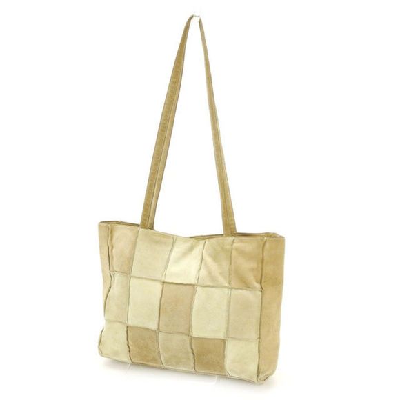 Chanel Beige Back Handheld Shoulder Bag - Picture 1 of 6
